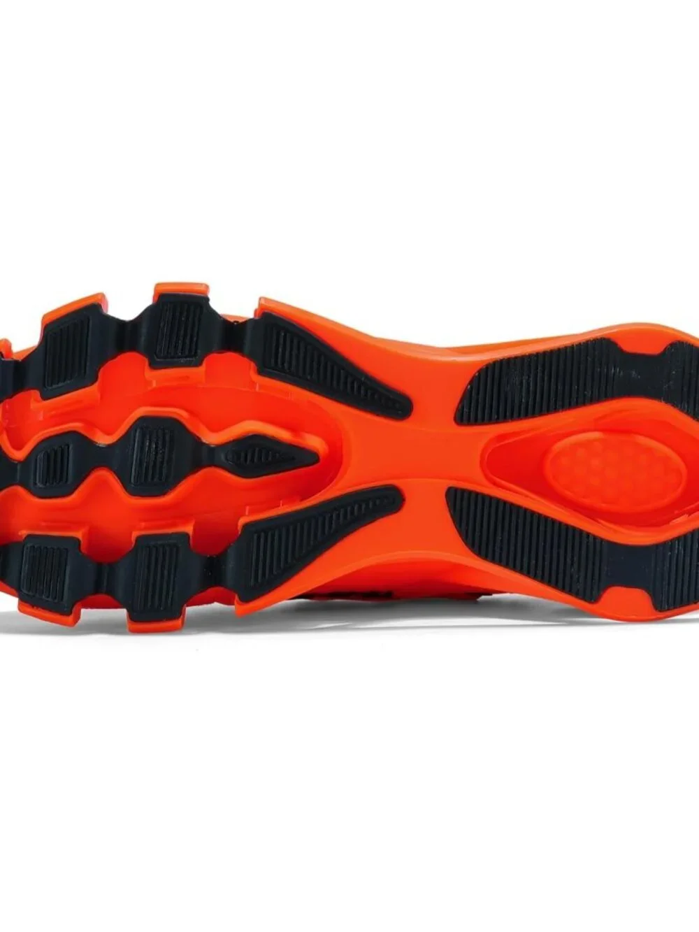 Women's Dark Orange Mesh Sneakers Athletic Running Walking Shoes Lace-up